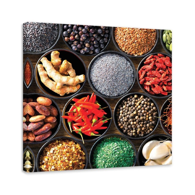 Bild auf Leinwand - Lebensmittel und Küchengewürze | Feeby