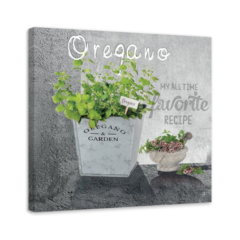 Leinwandbild - Oregano Küchen Gewürze | Feeby