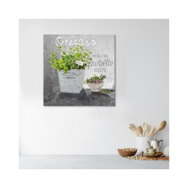 Leinwandbild - Oregano Küchen Gewürze | Feeby