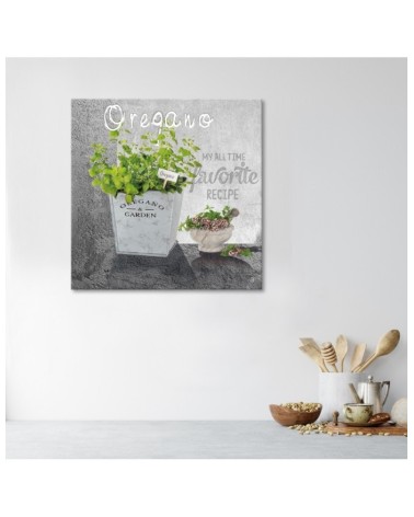 Leinwandbild - Oregano Küchen Gewürze | Feeby