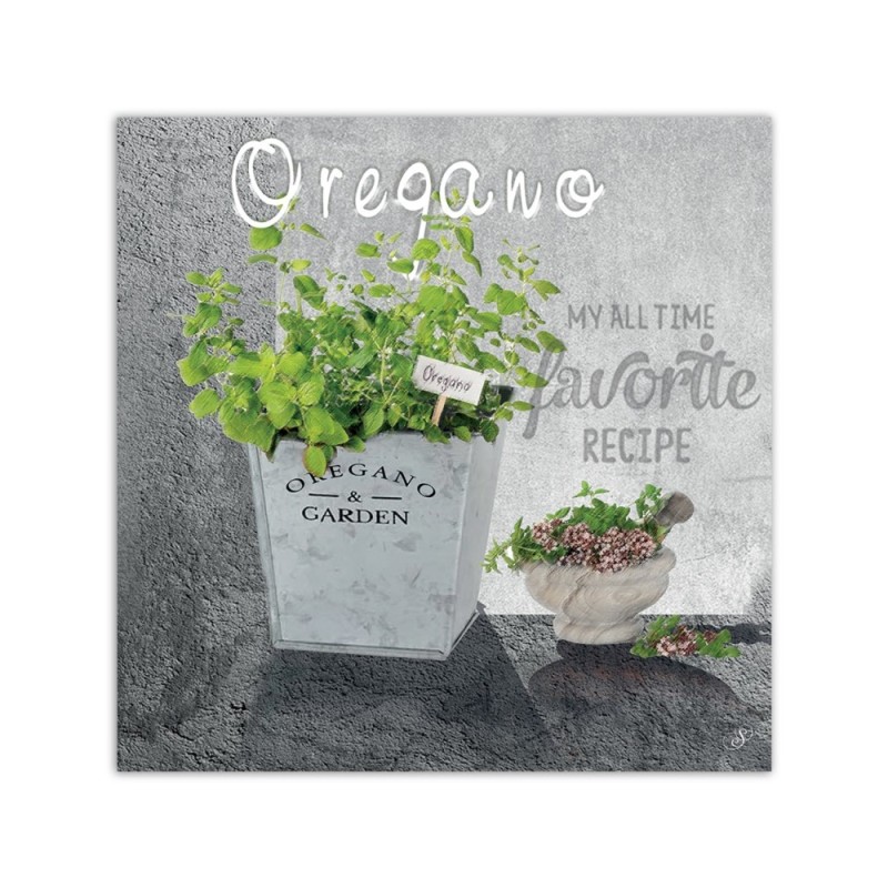 Leinwandbild - Oregano Küchen Gewürze | Feeby