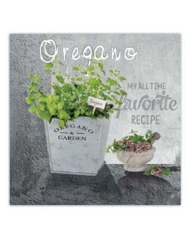 Leinwandbild - Oregano Küchen Gewürze | Feeby