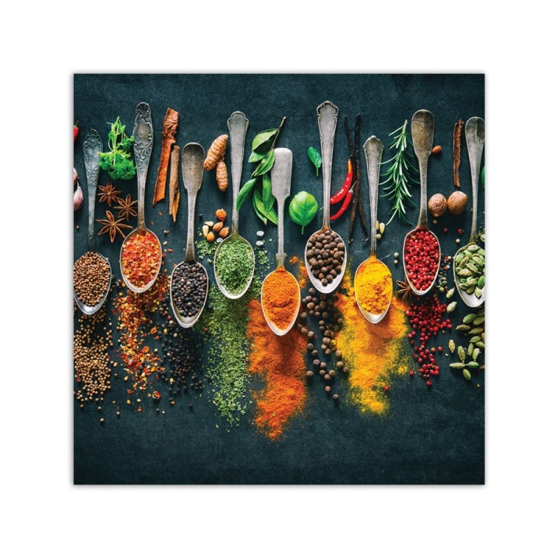Bild auf Leinwand - Kräuter Gewürze für die Küche | Feeby