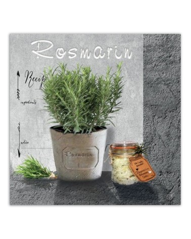 Leinwandbild - Rosmarin Gewürze für die Küche | Feeby
