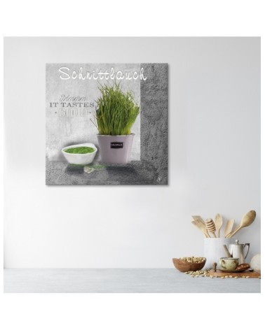 Leinwandbild - Schnittlauch Gewürze für die Küche | Feeby