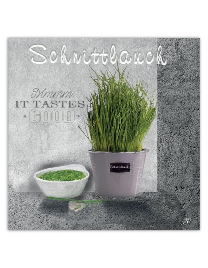 Canvas prints for the kitchen - Chives spices | FEEBY
