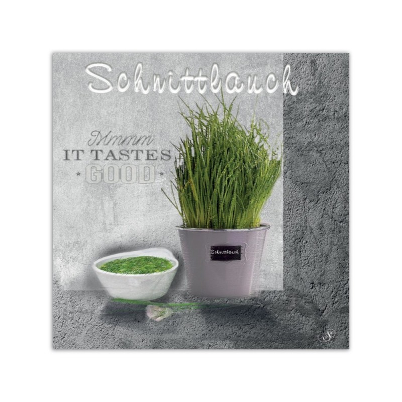 Leinwandbild - Schnittlauch Gewürze für die Küche | Feeby
