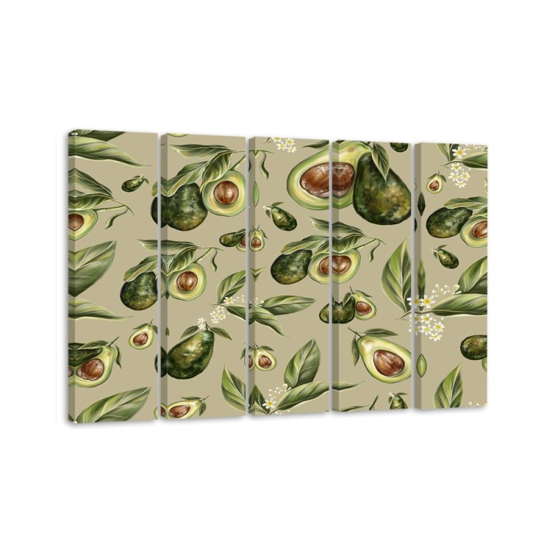 Bild auf Leinwand - Avocado -Hälften | Feeby