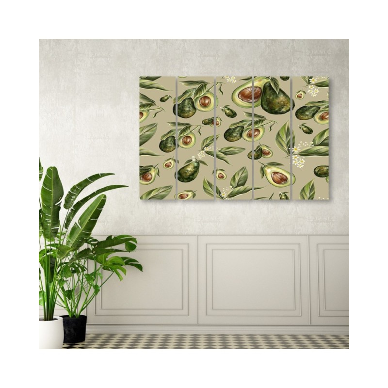 Bild auf Leinwand - Avocado -Hälften | Feeby