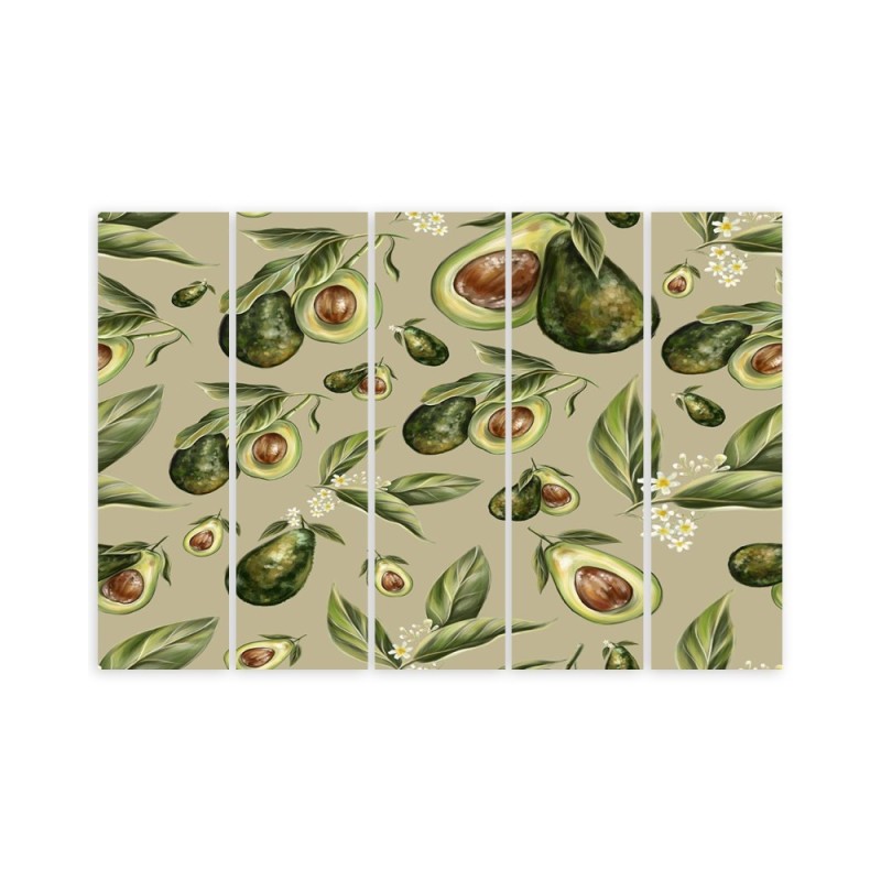 Bild auf Leinwand - Avocado -Hälften | Feeby