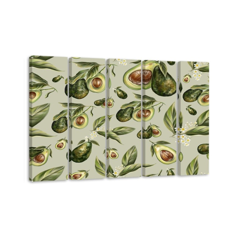 Leinwanddruck - Avocado -Hälften | Feeby