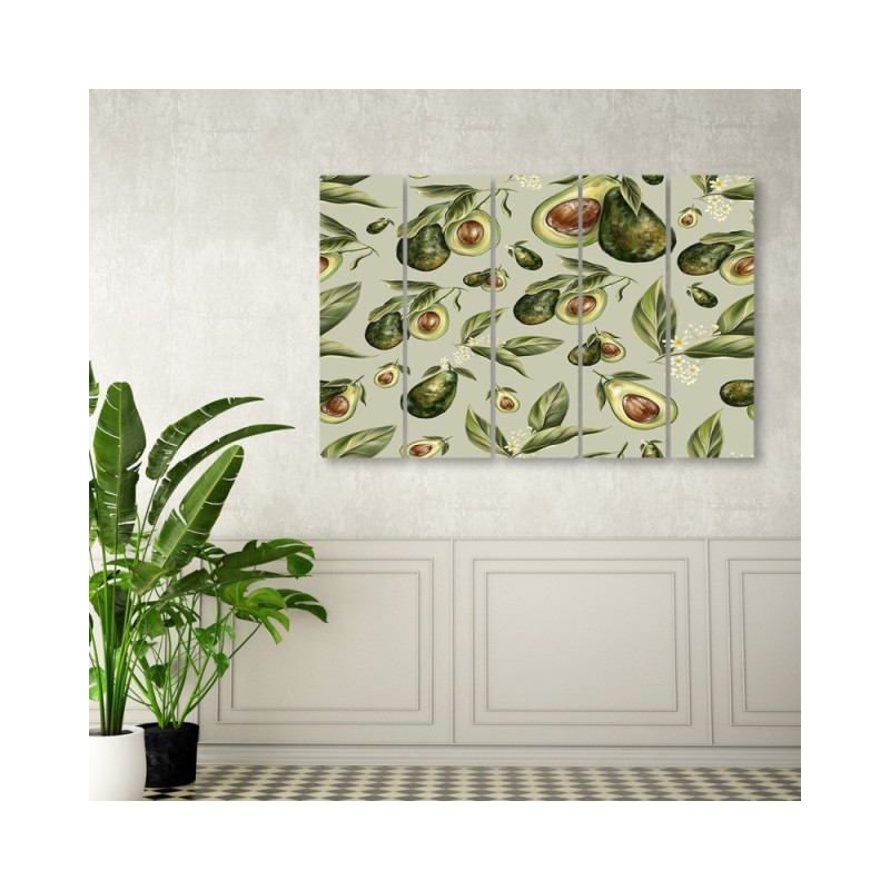 Leinwanddruck - Avocado -Hälften | Feeby