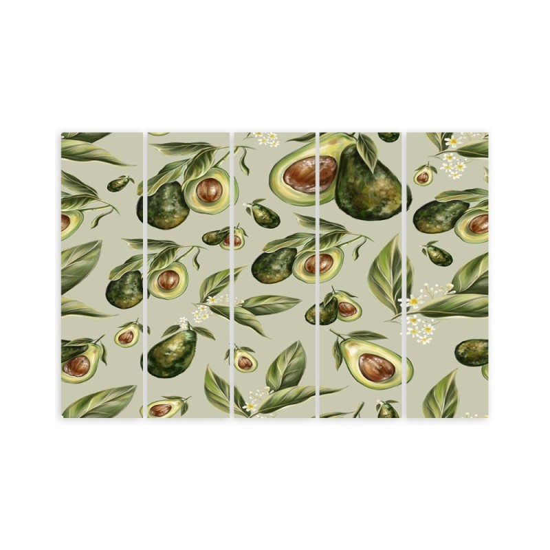 Leinwanddruck - Avocado -Hälften | Feeby