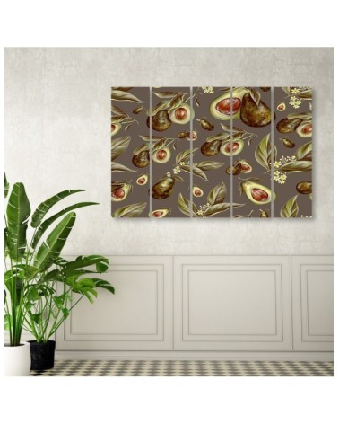 Leinwandbild - Avocado -Hälften | Feeby