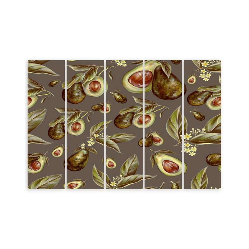 Leinwandbild - Avocado -Hälften | Feeby