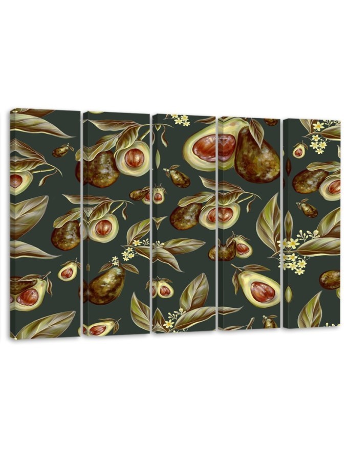 Bild auf Leinwand - Avocado -Hälften | Feeby