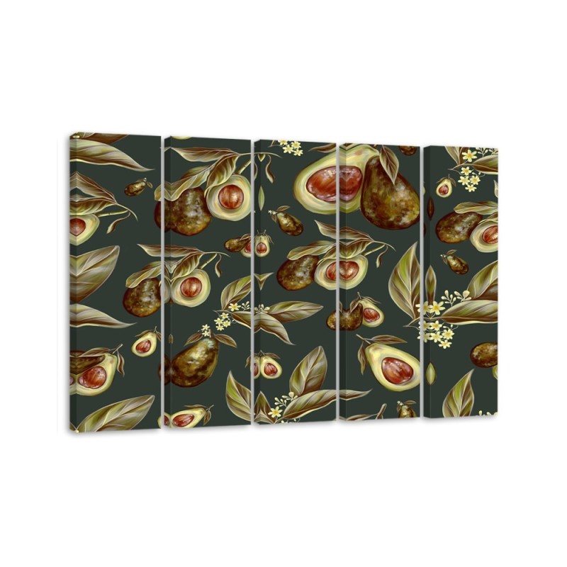 Bild auf Leinwand - Avocado -Hälften | Feeby