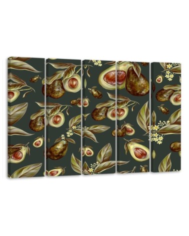 Bild auf Leinwand - Avocado -Hälften | Feeby