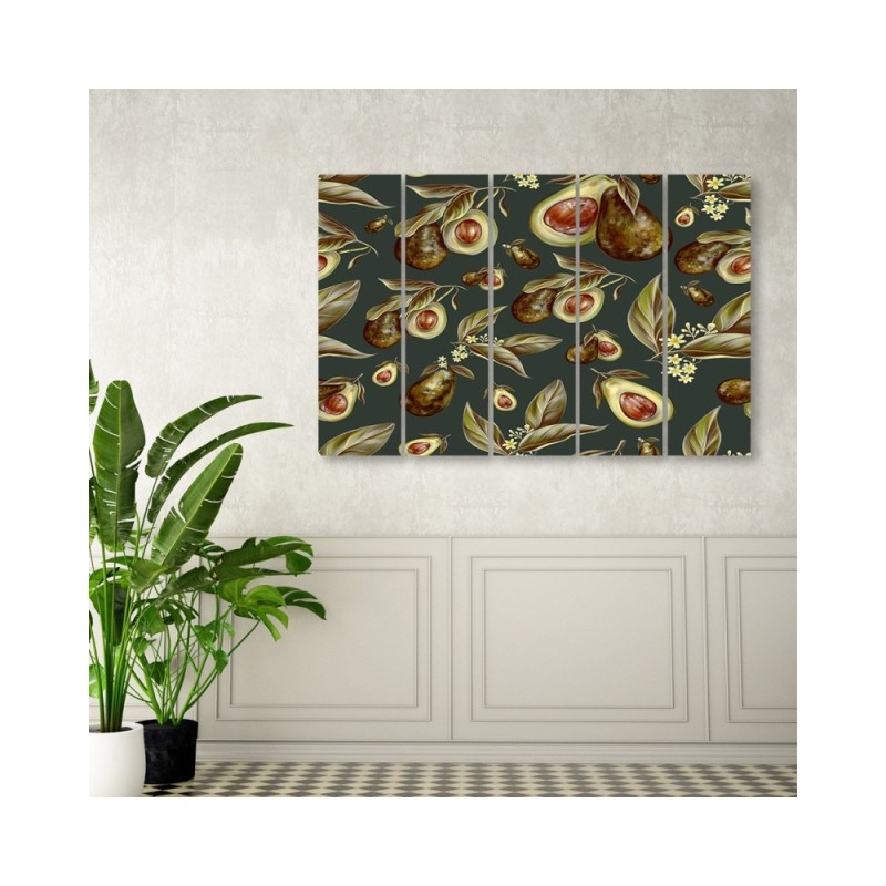 Bild auf Leinwand - Avocado -Hälften | Feeby