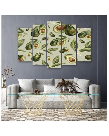 Modernes Wandbild - Avocado -Hälften | Feeby