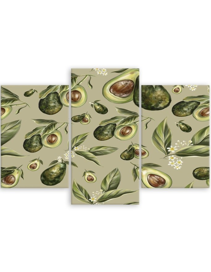 Avocado fruit - Painting for the kitchen | FEEBY