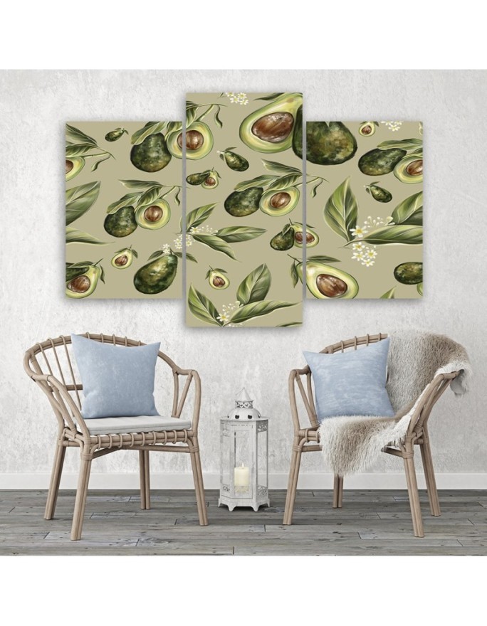 Avocado fruit - Painting for the kitchen | FEEBY