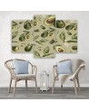 Avocado fruit - Painting for the kitchen | FEEBY