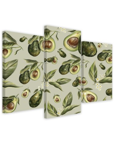 Canvas print for the kitchen - Avocado fruit | FEEBY