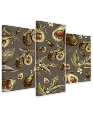 Canvas painting - Avocado fruit | FEEBY