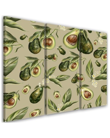 Modern painting for the kitchen - Avocado fruit | FEEBY