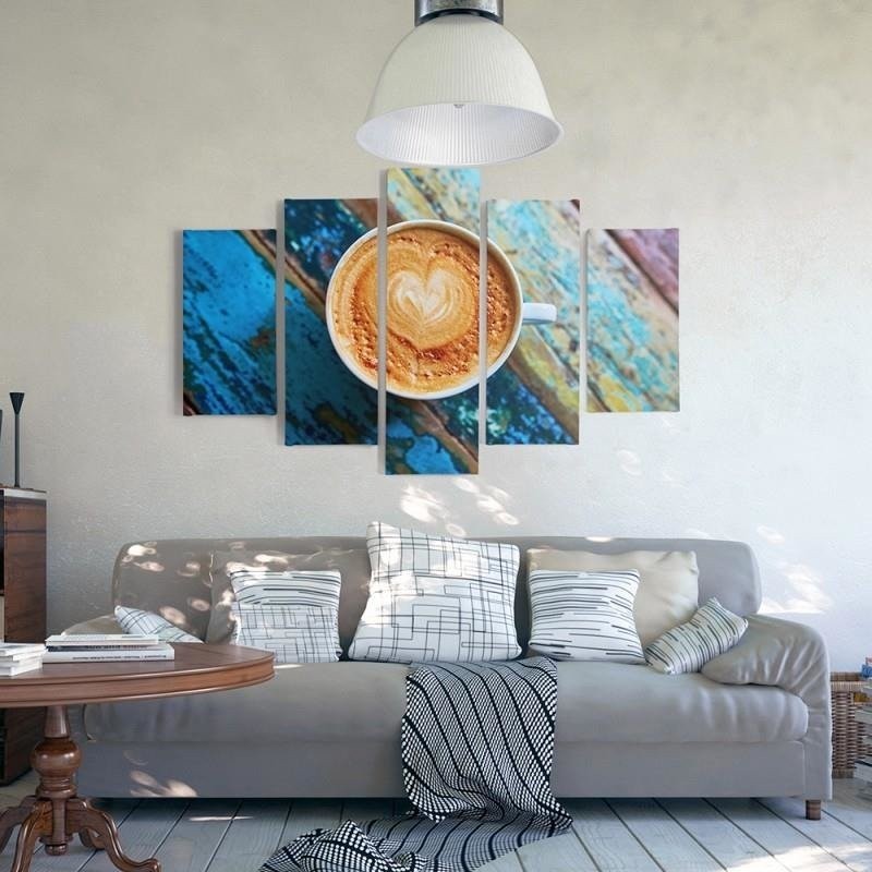 Wandbild für Wohnzimmer - Kaffeetasse | Feeby