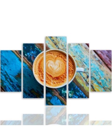 Wandbild für Wohnzimmer - Kaffeetasse | Feeby