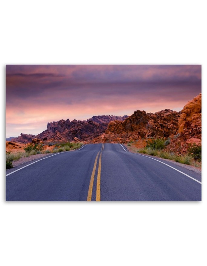Canvas print modern - Route 66 Landscape| FEEBY
