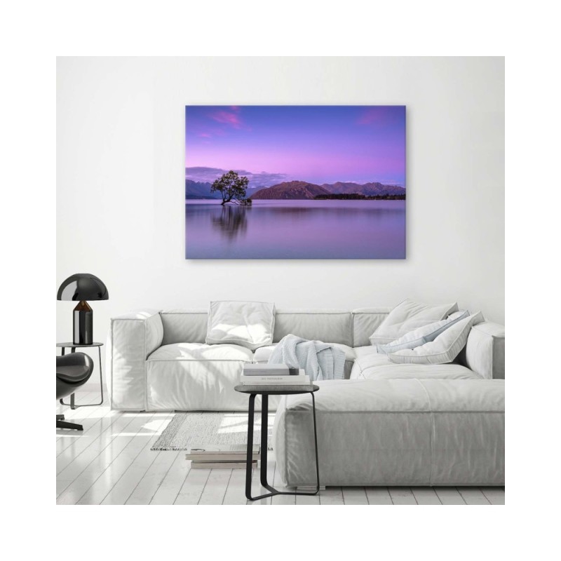 Leinwandbild - Baum auf einem See | Feeby