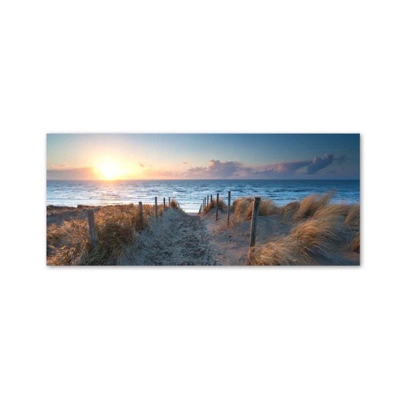 Leinwanddruck - Sonnenuntergang am Strand | Feeby