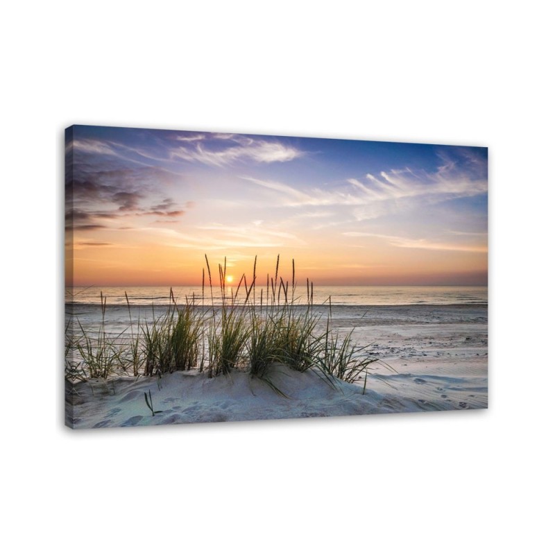 Modernes Wandbild - Sonnenuntergang am Strand | Feeby