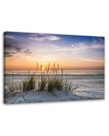 Sunset on the beach - Canvas print | FEEBY
