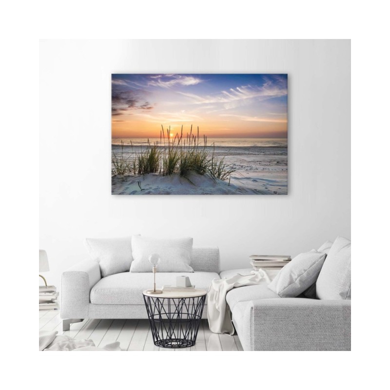 Modernes Wandbild - Sonnenuntergang am Strand | Feeby