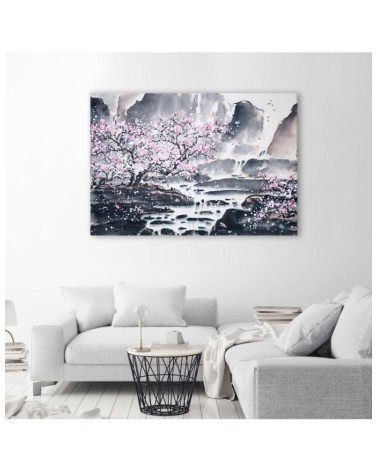 Bild auf Leinwand - Japanisches Aquarell | Feeby