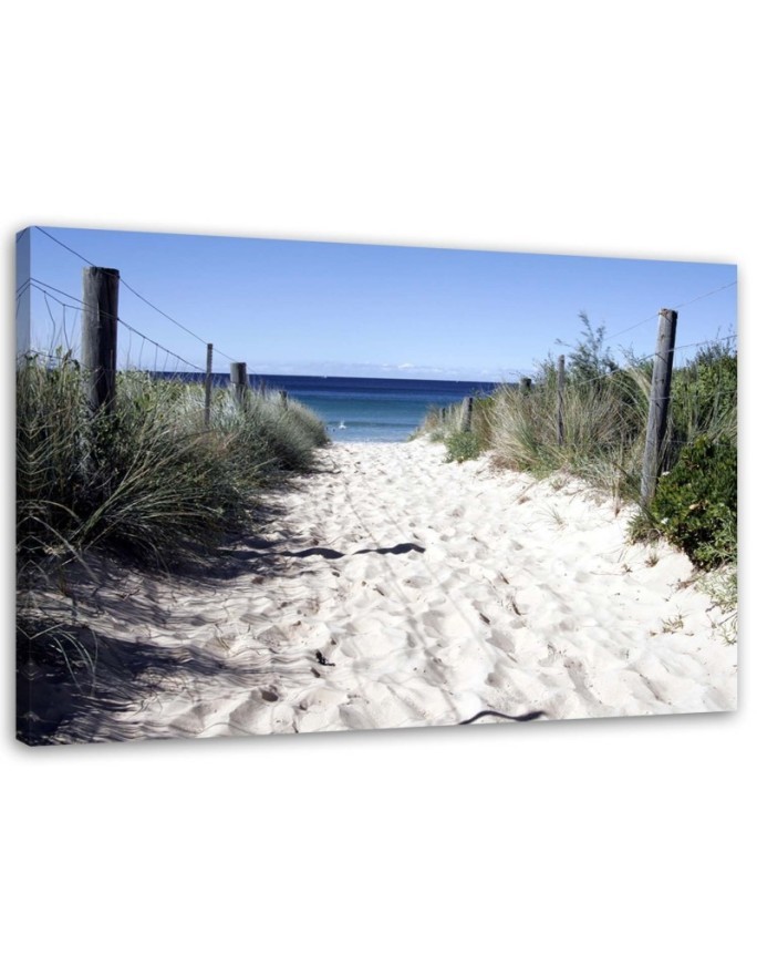 Modernes Wandbild - Strand Dünen Landschaft | Feeby