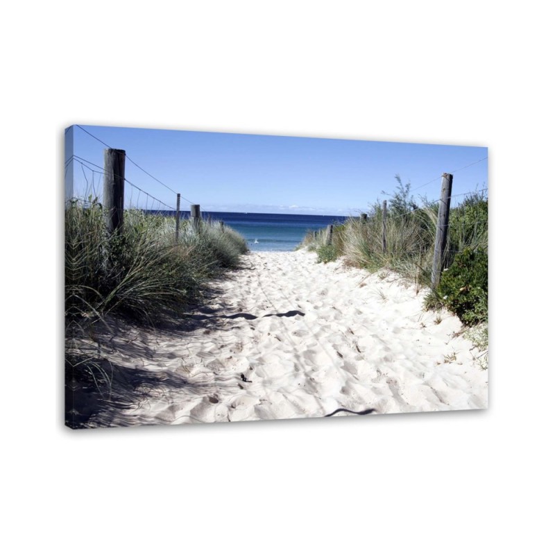 Modernes Wandbild - Strand Dünen Landschaft | Feeby