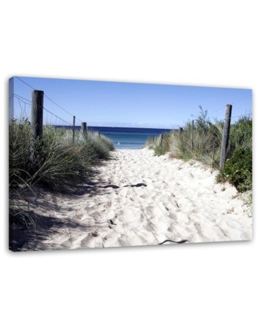 Modernes Wandbild - Strand Dünen Landschaft | Feeby