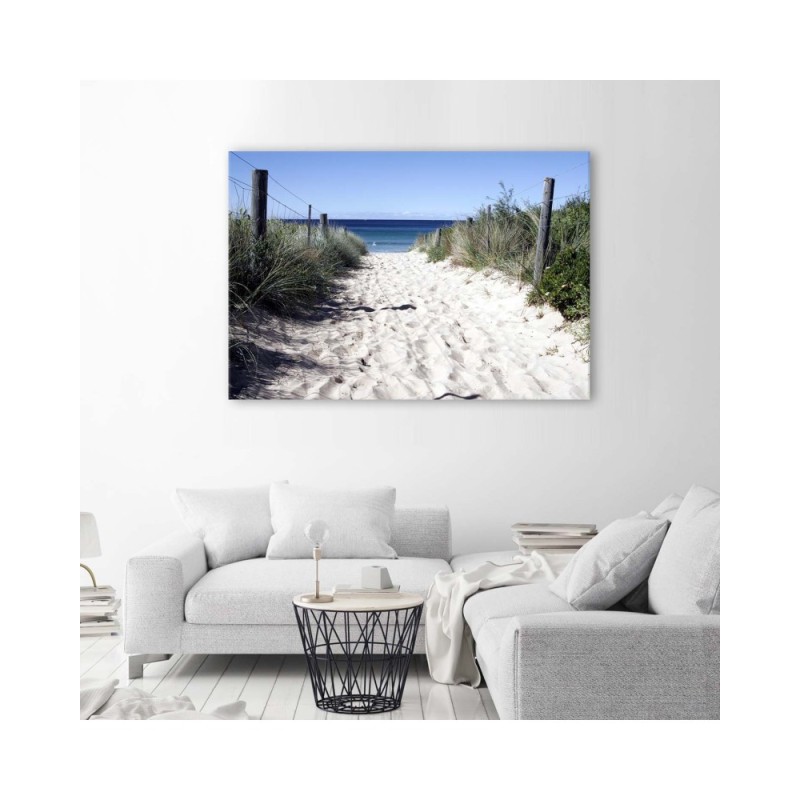 Modernes Wandbild - Strand Dünen Landschaft | Feeby