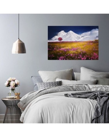 Dekoratives Leinwandbild - Alpen Gebirge | Feeby