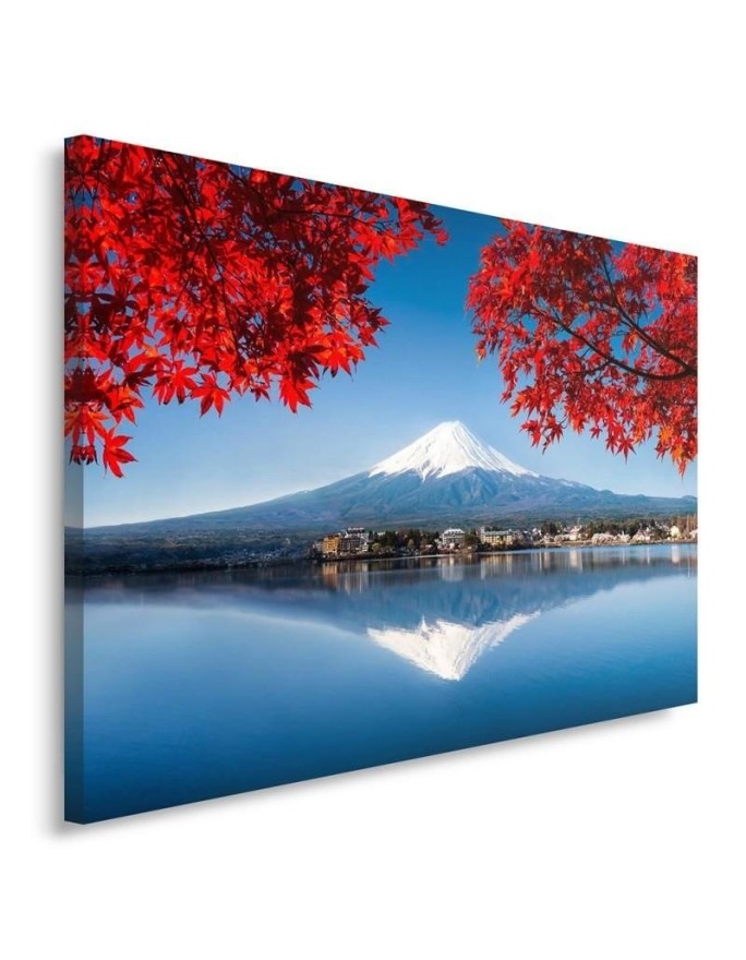 Bild auf Leinwand - Fuji Berg Japan Landschaft | Feeby