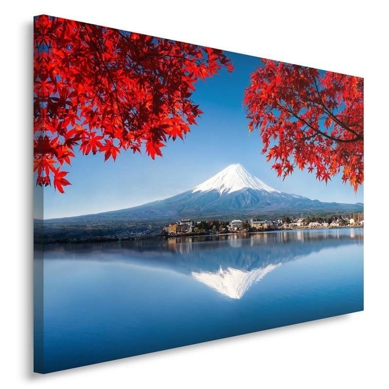 Bild auf Leinwand - Fuji Berg Japan Landschaft | Feeby