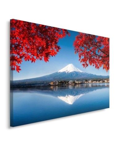 Modern Canvas painting for living room - View of Mt Fuji Japan | FEEBY