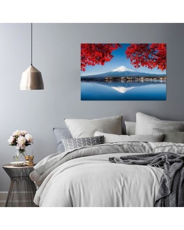 Bild auf Leinwand - Fuji Berg Japan Landschaft | Feeby