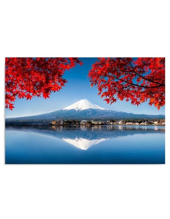 Nowoczesny obraz do salonu - Widok na górę Fudżi Japonia | FEEBY