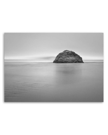 Leinwanddruck - Felsen im Meer in der Abenddämmerung | Feeby